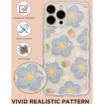Stylish Floral iPhone 14 Pro Max Case for Women