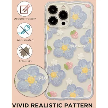 Stylish Floral iPhone 14 Pro Max Case for Women