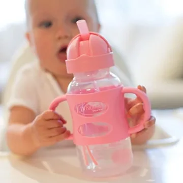 Dr. Brown's Sippy Straw Bottle with Silicone Handles