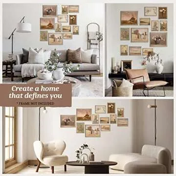 Chic Vintage Farmhouse Wall Decor for Home Interiors and Gifts
