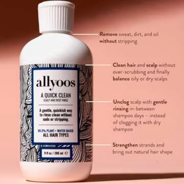 Allyoos A Quick Clean Hair Rinse - Gentle & Suds-Free Cleanser
