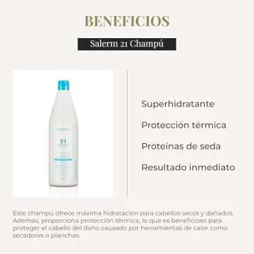 Salerm 21 Hydrating Shampoo 1000 ml for Healthy Hair