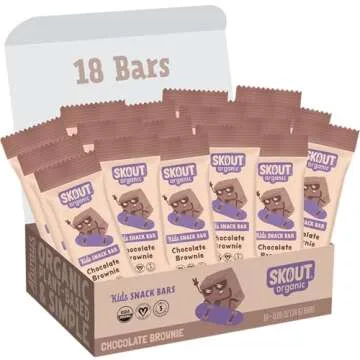 Skout Organic Chocolate Brownie Kids Snack Bars – Delicious, Healthy Treat for Your Little Ones!