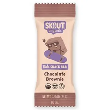 Skout Organic Chocolate Brownie Snack Bars for Kids
