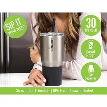 Reduce 34 oz Tumbler - Stylish & Functional Drinkware