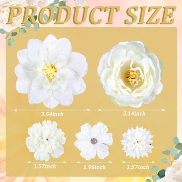 BBTO Flower Hair Clips Set Perfect for All Occasions