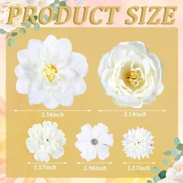 BBTO Flower Hair Clips Set Perfect for All Occasions