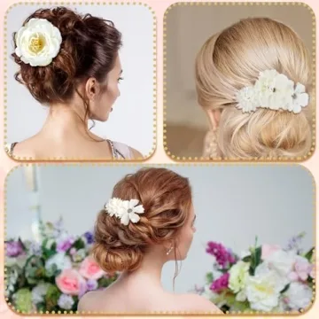 BBTO Flower Hair Clips Set Perfect for All Occasions