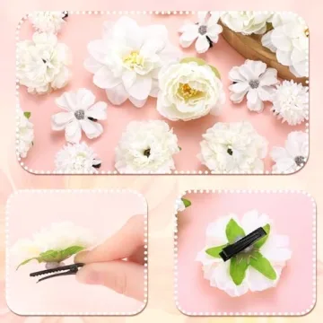 BBTO Flower Hair Clips Set Perfect for All Occasions