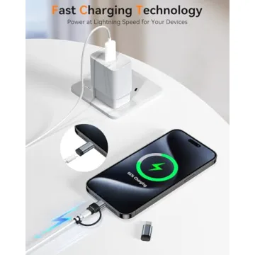 Temdan Lightning to USB C Adapter for iPhone 15 to 17 Pro