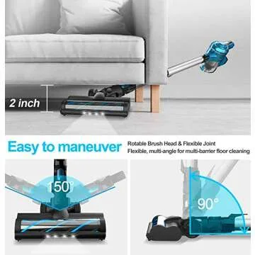 Lightweight Cordless Rechargeable Vacuum Cleaner