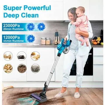 Lightweight Cordless Rechargeable Vacuum Cleaner