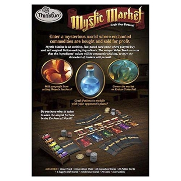 ThinkFun Mystic Market Card Game - Fun & Strategy for Everyone