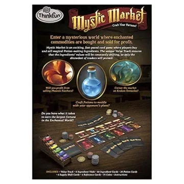 ThinkFun Mystic Market Card Game - Fun & Strategy for Everyone
