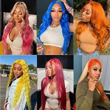 MYDIVA 613 Lace Front Wig Human Hair 18 Inch