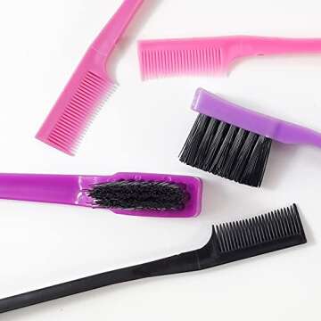 YOOHUA 24PCS Hair Edge Brush, Dual-Sided Grooming Tool