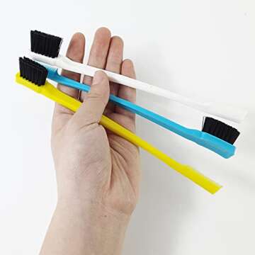 YOOHUA 24PCS Hair Edge Brush, Dual-Sided Grooming Tool