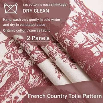 Red Cafe Valentines Curtains for Kitchen and Cottage Decor