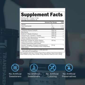 Transparent Labs Post for Muscle Recovery and Strength