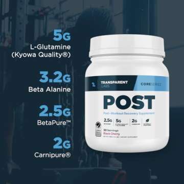 Transparent Labs Post for Muscle Recovery and Strength