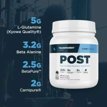 Transparent Labs Post for Muscle Recovery and Strength