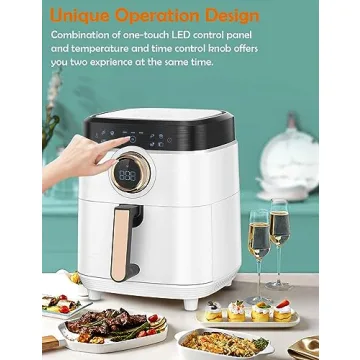 ALLCOOL Air Fryer 8QT Large Capacity for Healthy Meals
