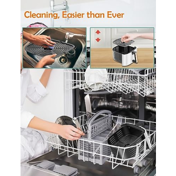 ALLCOOL Air Fryer 8QT Large Capacity for Healthy Meals