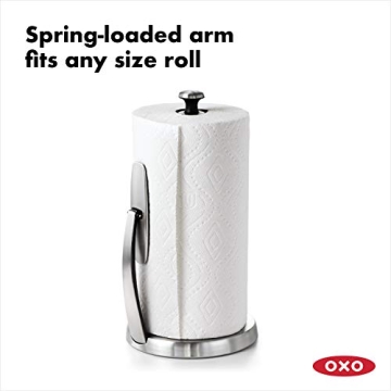 OXO SimplyTear Paper Towel Holder in Stainless Steel