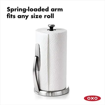OXO SimplyTear Paper Towel Holder in Stainless Steel