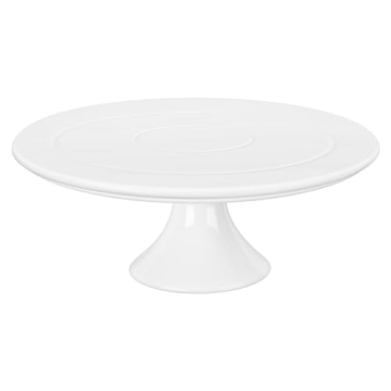 Kootek White Cake Stand - Elegant Porcelain Dessert Display for All Occasions