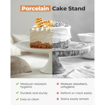 Elegant Kootek White Cake Stand for Events and Parties