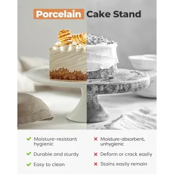 Elegant Kootek White Cake Stand for Events and Parties