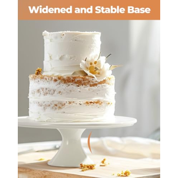 Elegant Kootek White Cake Stand for Events and Parties