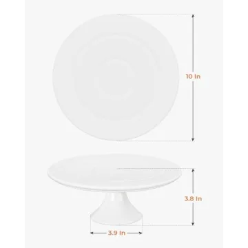 Elegant Kootek White Cake Stand for Events and Parties