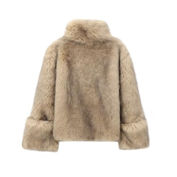 Archicolor Minimalist Faux Fur Coat for Stylish Women Winter