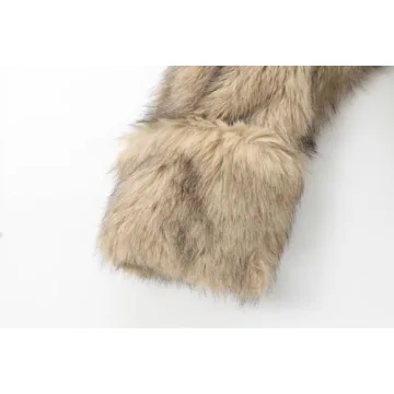 Archicolor Minimalist Faux Fur Coat for Stylish Women Winter