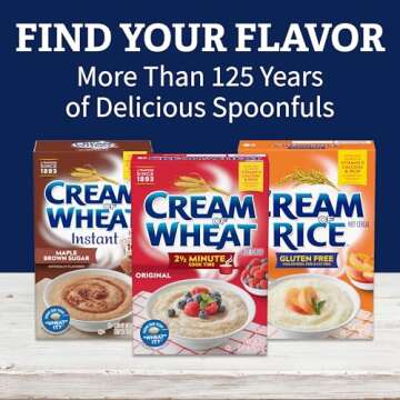 Cream of Wheat Instant Hot Cereal Cinnabon Flavor 10 Pack