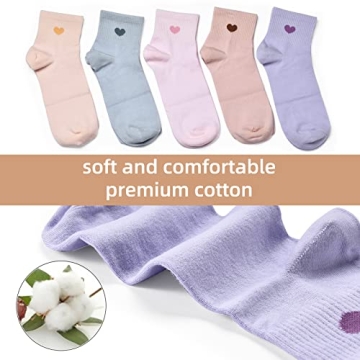 Cute & Comfortable Corlap Women's Cotton Crew Socks