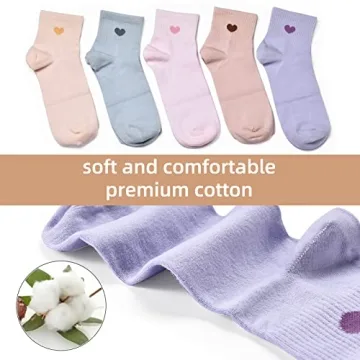 Cute & Comfortable Corlap Women's Cotton Crew Socks