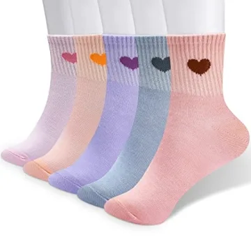 Cute & Comfortable Corlap Women's Cotton Crew Socks