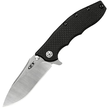 Zero Tolerance 0562CF Hinderer Slicer Folding Knife - CPM-20CV, Carbon Fiber, 5.5 OZ