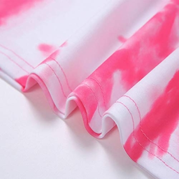 Stylish Viottiset Women's Tie Dye 2 Piece Outfit for Summer