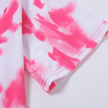 Stylish Viottiset Women's Tie Dye 2 Piece Outfit for Summer