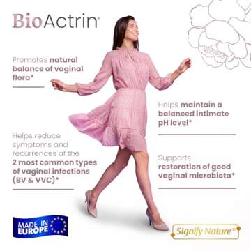 Bioactrin Vaginal Probiotics - Bacterial Vaginosis & Yeast Relief