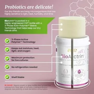 Bioactrin Vaginal Probiotics - Bacterial Vaginosis & Yeast Relief