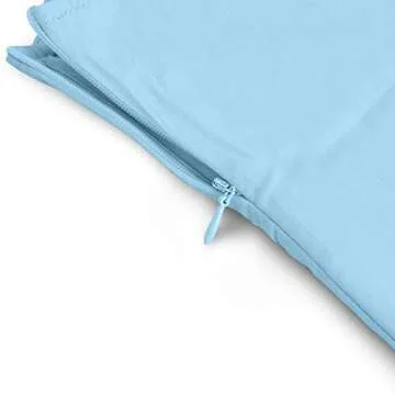 KILLREAL Women's Sleeveless Rockabilly Casual Vintage Party Cocktail Dress with Polka Dot Patchwork Light Blue XXX-Large