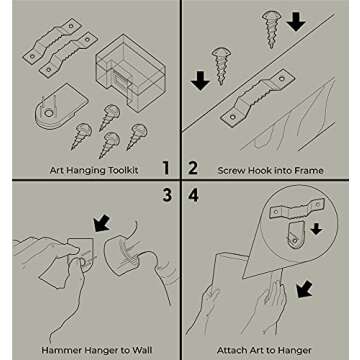 Ashbrook Framed Canvas Set - Modern Abstract Decor