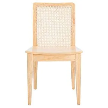 SAFAVIEH Home Collection Benicio Natural Rattan Dining Chair (Set of 2) DCH1005D-SET2