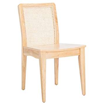 SAFAVIEH Home Collection Benicio Natural Rattan Dining Chair (Set of 2) DCH1005D-SET2