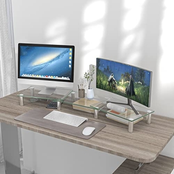 Hemudu Dual Monitor Stand for Ergonomic Workspace